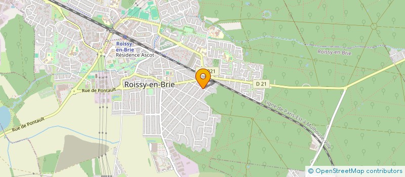 localisation de l'entreprise AU GORET ROSE à ROISSY-EN-BRIE