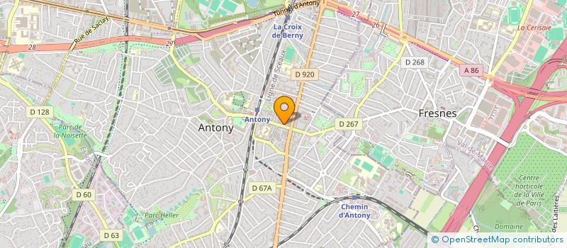 localisation de l'entreprise AU GOURMET D ANTONY à ANTONY