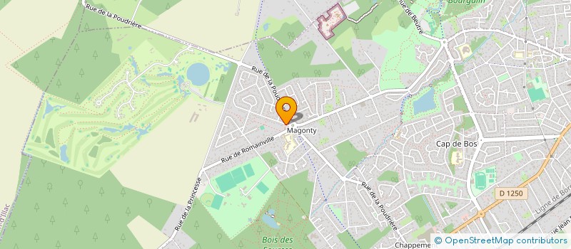 localisation de l'entreprise AU GOURMET DE MAGONTY  PESSAC