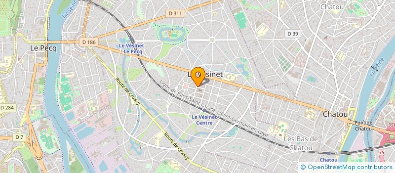 localisation de l'entreprise AU GOURMET DU VESINET à LE VESINET