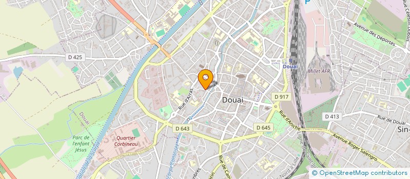 localisation de l'entreprise AU GOURMET SAINT AME à DOUAI