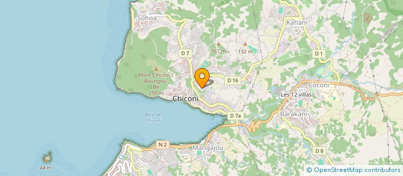 localisation de l'entreprise AU GOUT DES ILES à CHICONI