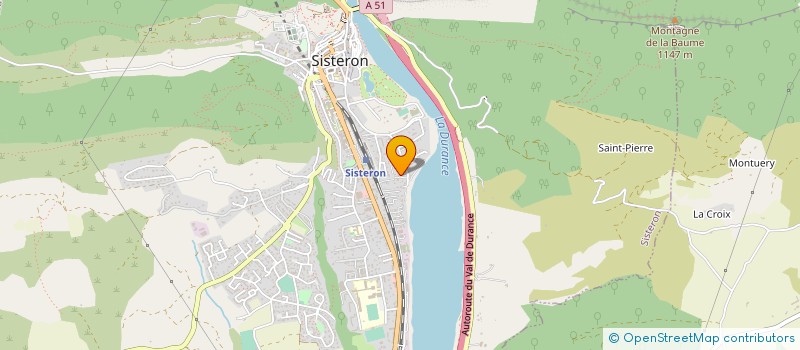 localisation de l'entreprise AU GOUT DU CROQUE LE TEMPS  SISTERON