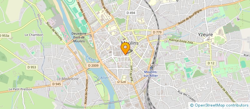 localisation de l'entreprise AU GOUT DU JOUR à MOULINS