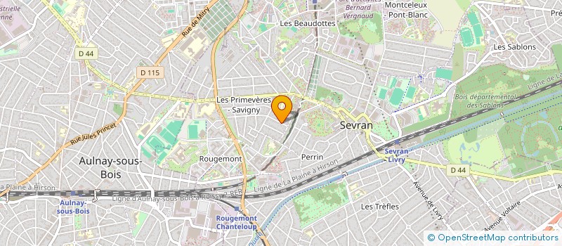 localisation de l'entreprise AU GOUT DU JOUR à SEVRAN