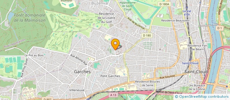 localisation de l'entreprise AU GOUT DU JOUR à GARCHES