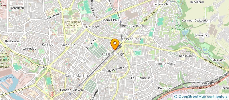 localisation de l'entreprise AU GOUT DU MONDE à BREST