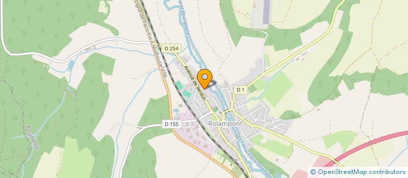 localisation de l'entreprise AU GOUTTEAU DU BAS à ROLAMPONT