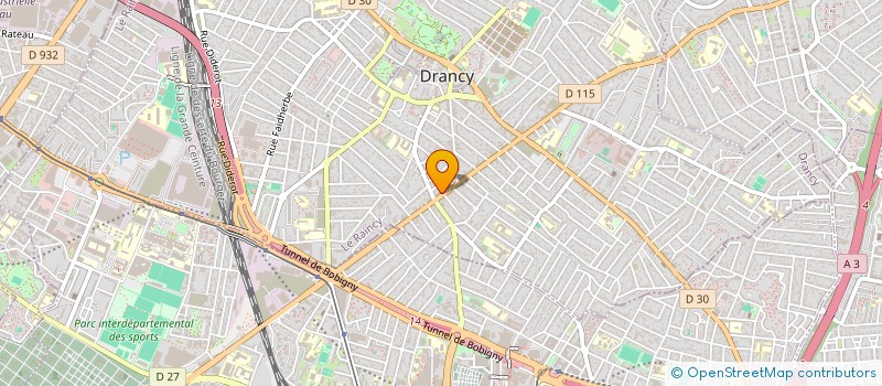 localisation de l'entreprise AU GRAIN D'OR à DRANCY