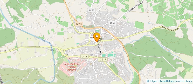 localisation de l'entreprise AU GRAIN DE BEAUTE  LAMBESC