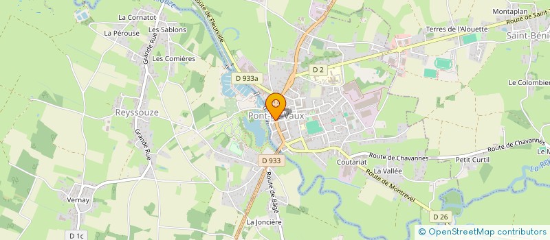 localisation de l'entreprise AU GRAIN DE BEAUTE à PONT-DE-VAUX