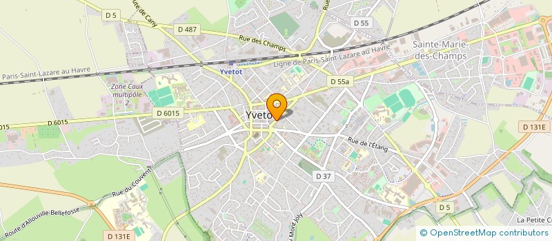localisation de l'entreprise AU GRAIN DE FOLIES à YVETOT