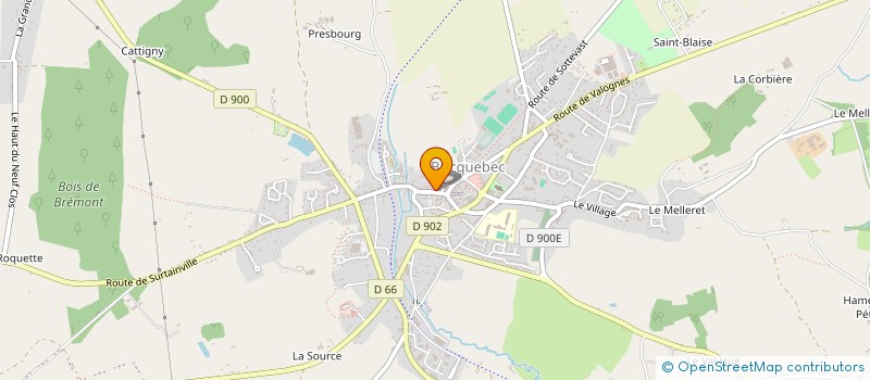 localisation de l'entreprise AU GRAIN DES SAISONS  BRICQUEBEC-EN-COTENTIN