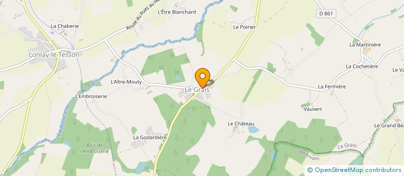 localisation de l'entreprise AU GRAIS DU VENT à LE GRAIS
