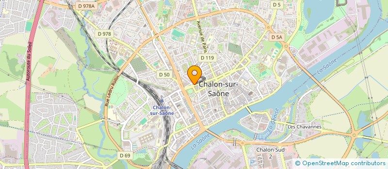 localisation de l'entreprise AU GRAND DEPOT à CHALON-SUR-SAONE