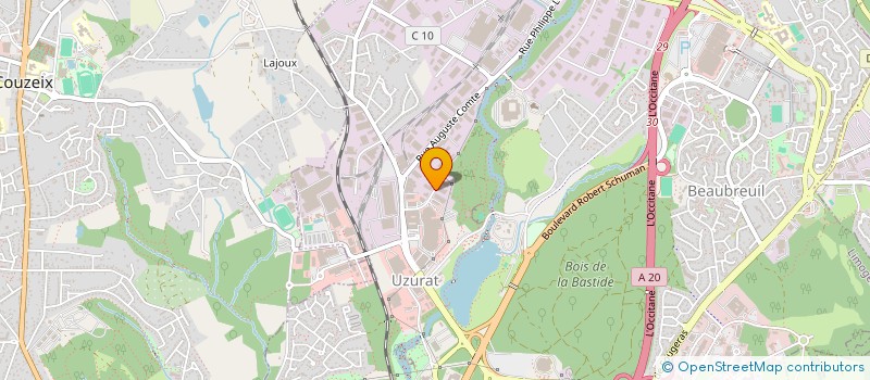 localisation de l'entreprise AU GRAND EPEAUTRE à LIMOGES