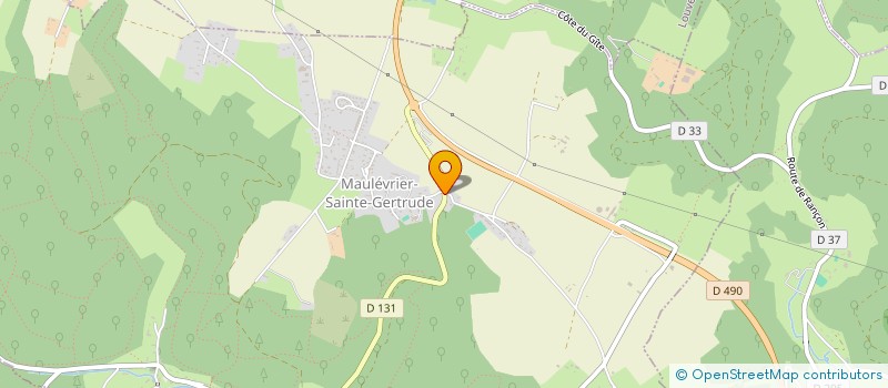 localisation de l'entreprise AU GRAND MECHANT LOUP  LOUVETOT