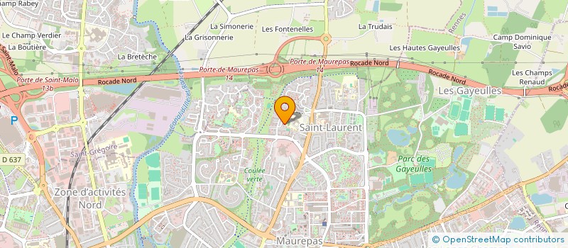 localisation de l'entreprise AU GRAND MO  RENNES