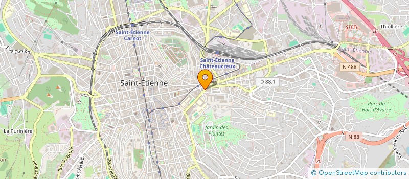 localisation de l'entreprise AU GRANIT à SAINT-ETIENNE