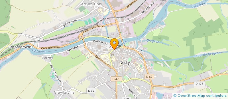 localisation de l'entreprise AU GRAY DU GEM à GRAY
