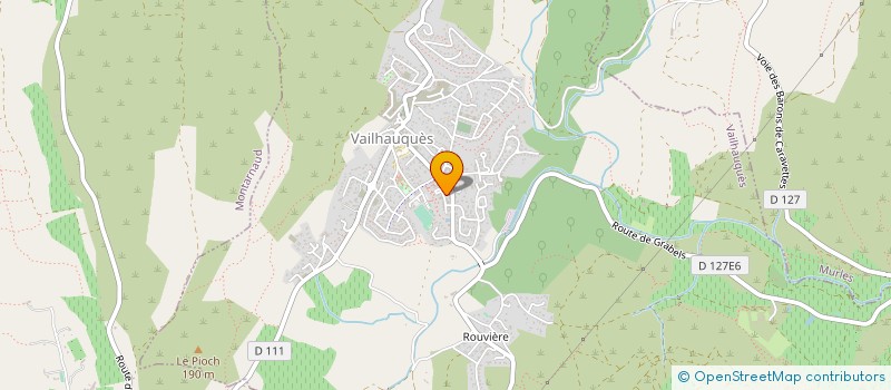 localisation de l'entreprise AU GRE DES JOURS  VAILHAUQUES