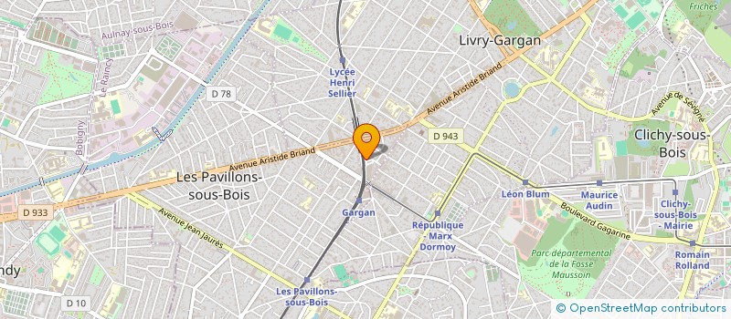 localisation de l'entreprise AU GRE DES SAISONS  LES PAVILLONS-SOUS-BOIS