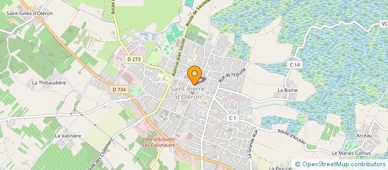 localisation de l'entreprise AU GRE DES SAISONS à SAINT-PIERRE-D'OLERON