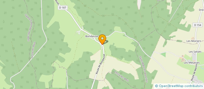 localisation de l'entreprise AU GRE DES SAISONS  CESSY-LES-BOIS