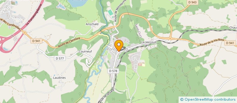 localisation de l'entreprise AU GRE DES SAISONS  PONTGIBAUD