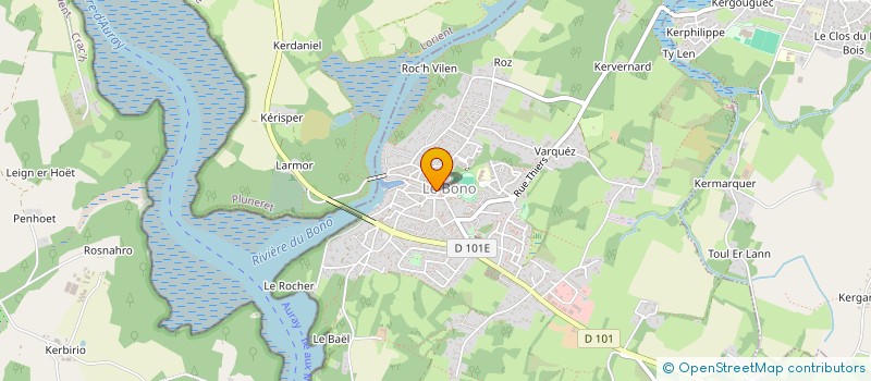 localisation de l'entreprise AU GRE DES SAISONS  LE BONO