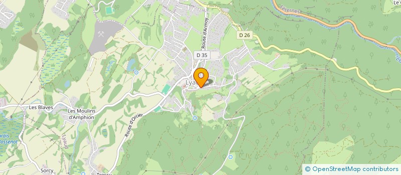 localisation de l'entreprise AU GRE DU CHEVEU  LYAUD