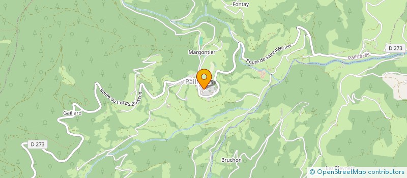 localisation de l'entreprise AU GRE DU GRAIN  PAILHARES