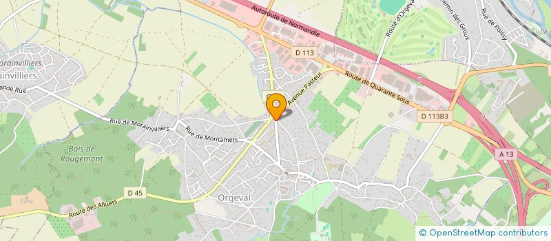 localisation de l'entreprise AU GRE DU TEMPS à ORGEVAL