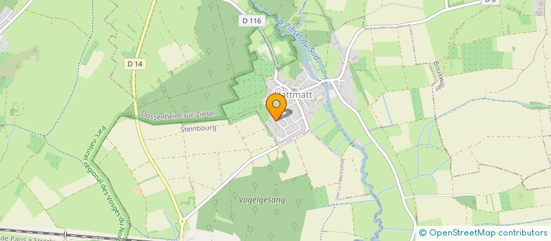 localisation de l'entreprise AU GRE DU VAN  HATTMATT