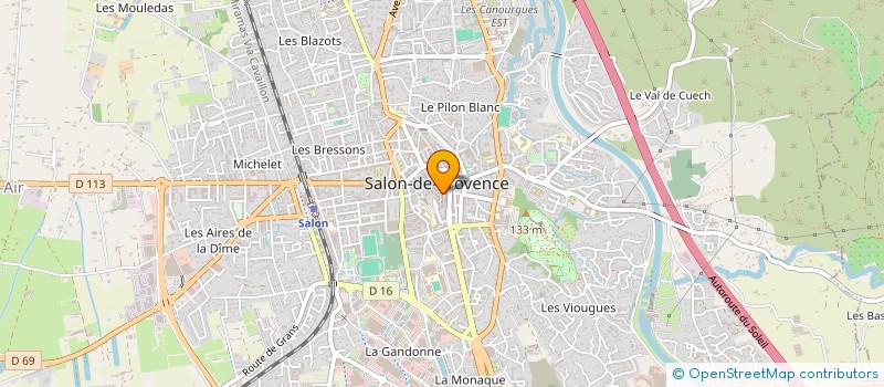 localisation de l'entreprise AU GRE DU VENT  SALON-DE-PROVENCE