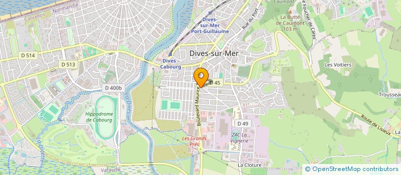 localisation de l'entreprise AU GRE DU VENT à DIVES-SUR-MER