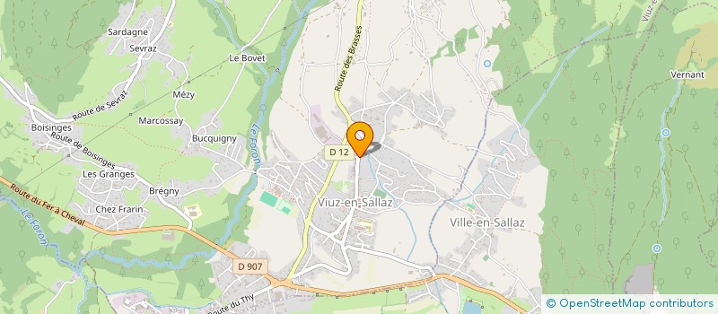 localisation de l'entreprise AU GRE DU VENT D EXCENEVEX  VIUZ-EN-SALLAZ