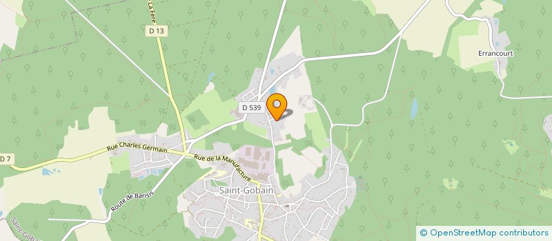 localisation de l'entreprise AU GRENIER DE MON ENFANCE  SAINT-GOBAIN