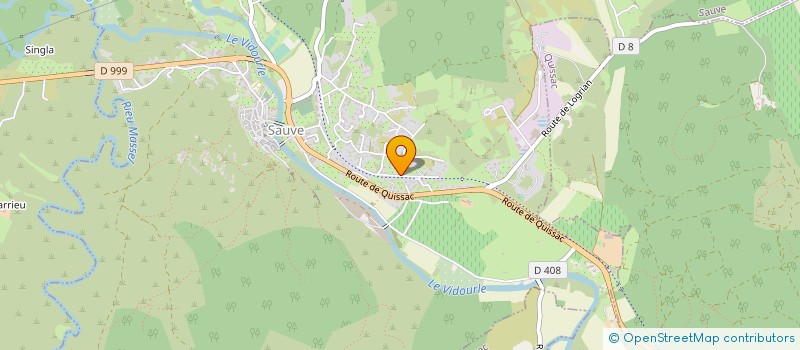 localisation de l'entreprise AU GRES DU SOL  SAUVE