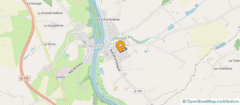 localisation de l'entreprise AU GREZ DU BAD LIONNAIS  LE LION-D'ANGERS