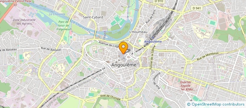 localisation de l'entreprise AU GRILL GOURMAND à ANGOULEME