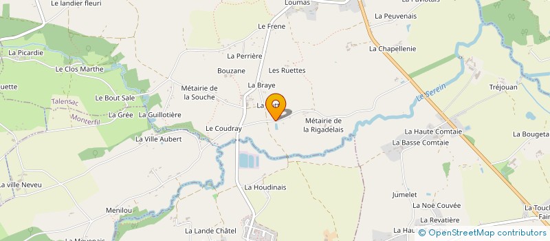 localisation de l'entreprise AU'GUSTE PRIX  TALENSAC