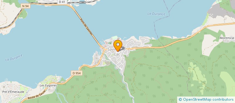 localisation de l'entreprise AU HAPPY DAY  SAVINES-LE-LAC