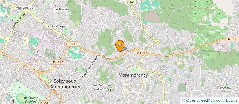 localisation de l'entreprise AU HASARD D UN JARDIN à MONTMORENCY