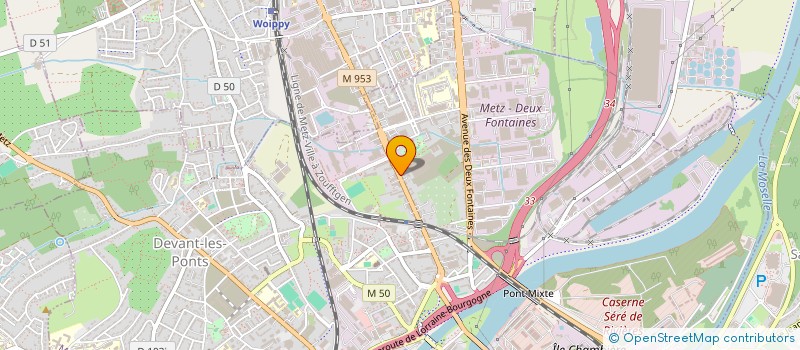 localisation de l'entreprise AU JARDIN  METZ