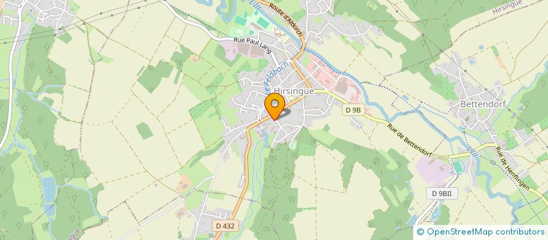 localisation de l'entreprise AU JARDIN  HIRSINGUE