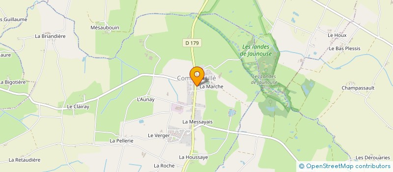 localisation de l'entreprise AU JARDIN BRETON  COMBOURTILLE