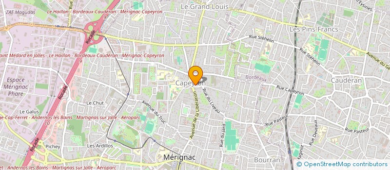 localisation de l'entreprise AU JARDIN CATALAN à MERIGNAC