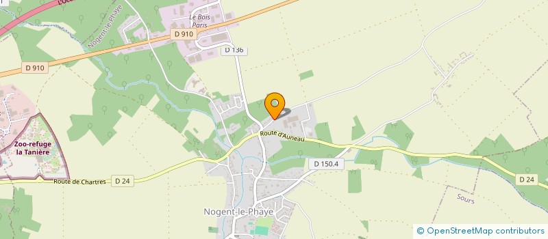 localisation de l'entreprise AU JARDIN D ACTIVITES à NOGENT-LE-PHAYE