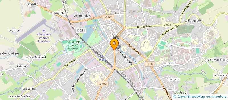 localisation de l'entreprise AU JARDIN D'ALICE à FLERS